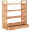 8 Pair Solid Wood Shoe Rack