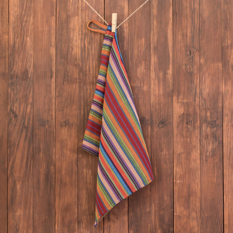 Cotton Stripe Jacquard Dish Cloth Kitchen Towel