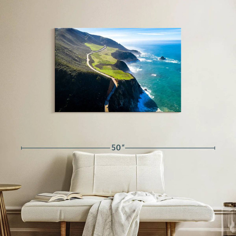 Gillard Pacific Coast Highway Cliff, 26" H x 39" W