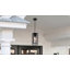 Lanterne suspendue d'extérieur 24 po, 1 lumière suspendue d'extérieur pour porche, patio, entrée et pavillon de jardin-934336511-923573024