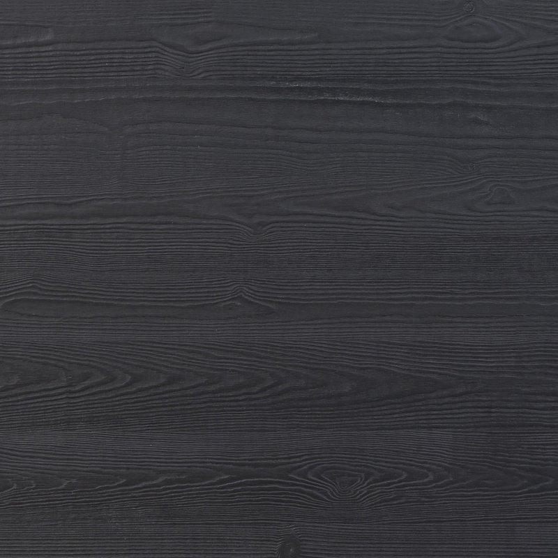 Otto Pine Wood Dining Table, Black