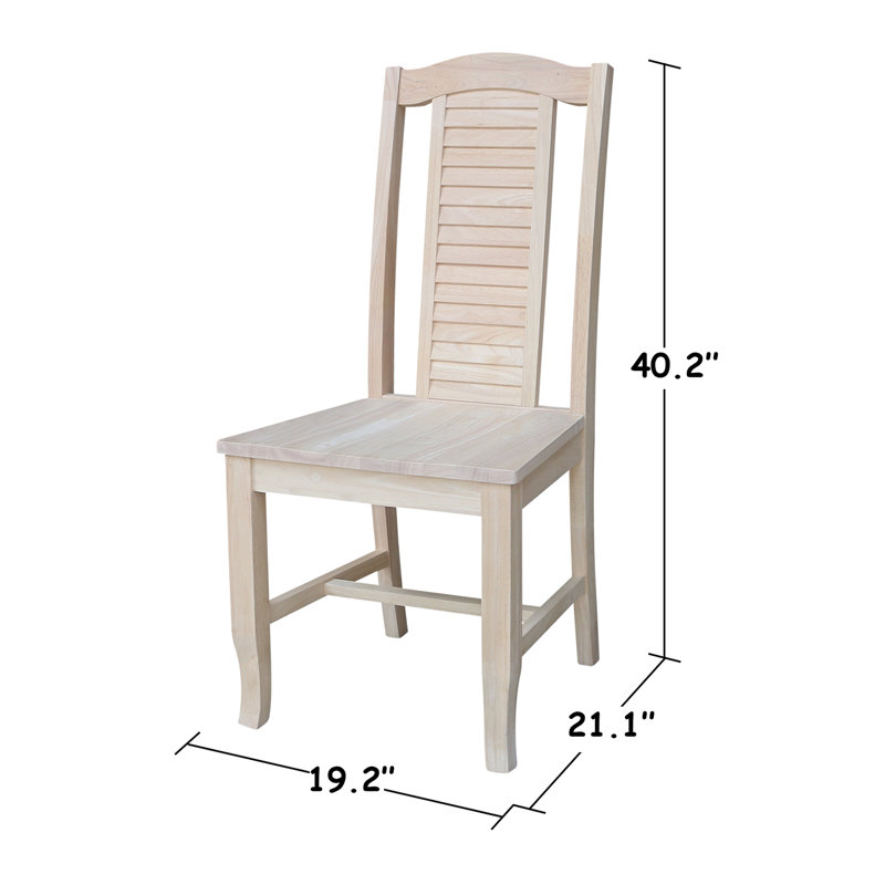 Chaise d'appoint Aveanna, Brut / prêt à finir