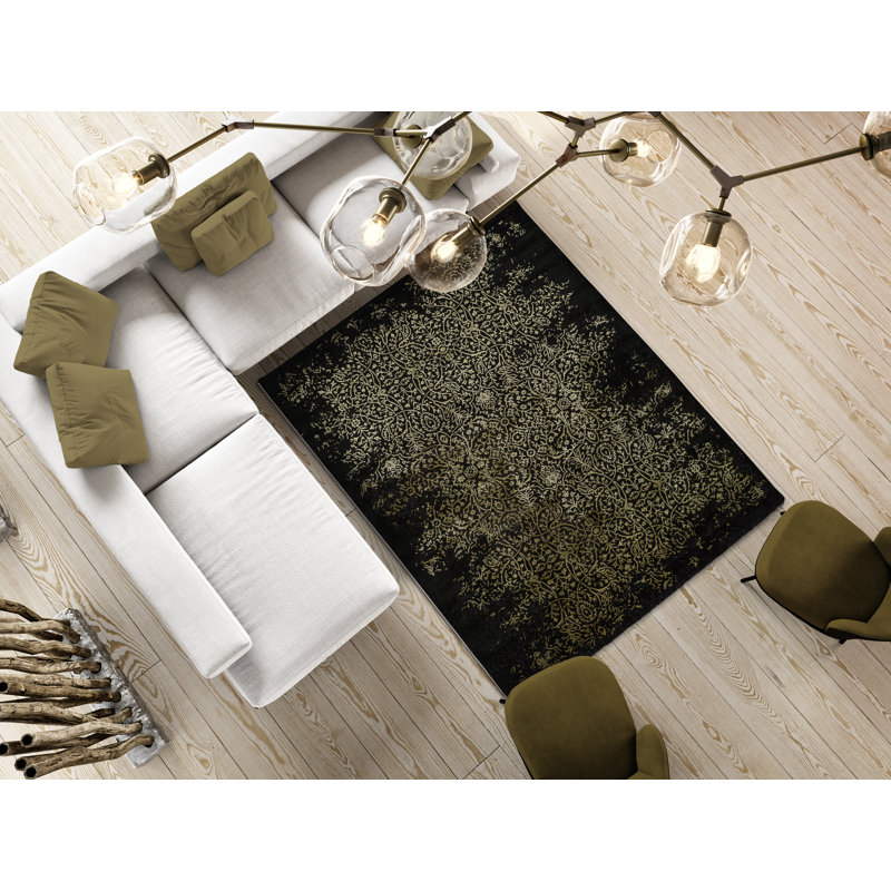 Fetzer Floral Area Rug, Rectangle 160 x 230cm
