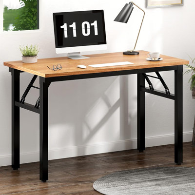 Space-Saving Folding Computer Desk For Small Apartments, Effortless Setup And Modern Style