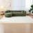 Comfortable Modern Sectionals With Green Fabric, Spacious Design For Living Room Apartment