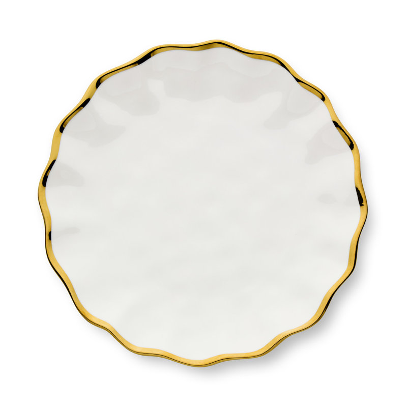 Ensemble de 4 assiettes 11 "Regency Gold