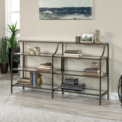 Damon 59.4'' Glass Top Console Table