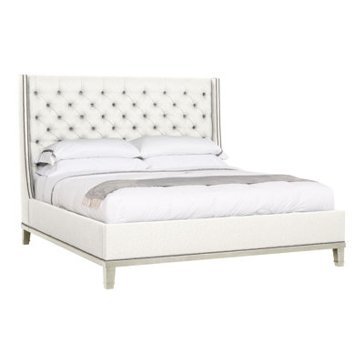 Michael Weiss Upholstered Wingback Bed
