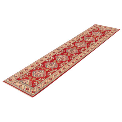 Tapis de couloir unique en laine noué à la main 2 pi 6 po x 10 pi 9 po New Age Finest Ghazni