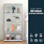 Vitrine sur pied en verre trempé Clean