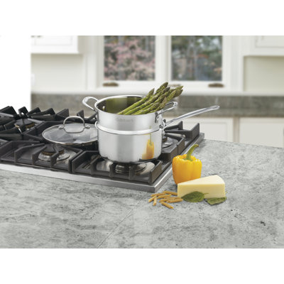 CUISINART CHEF's CLASSIC STAINLESS COOKWARE 3 Qt. Steamer Set (3-Pc.)