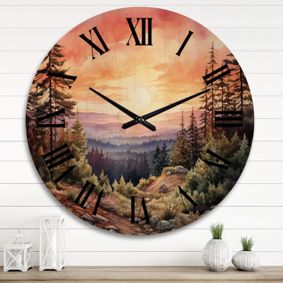 Horloge murale pin