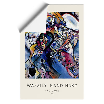 Two Ovals by Wassily Kandinsky - No Frame Painting
