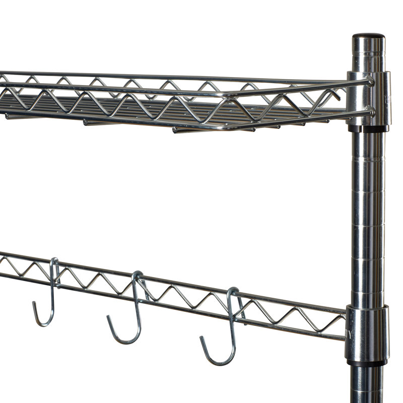 Shepha 36'' Chrome Standard Baker's Rack
