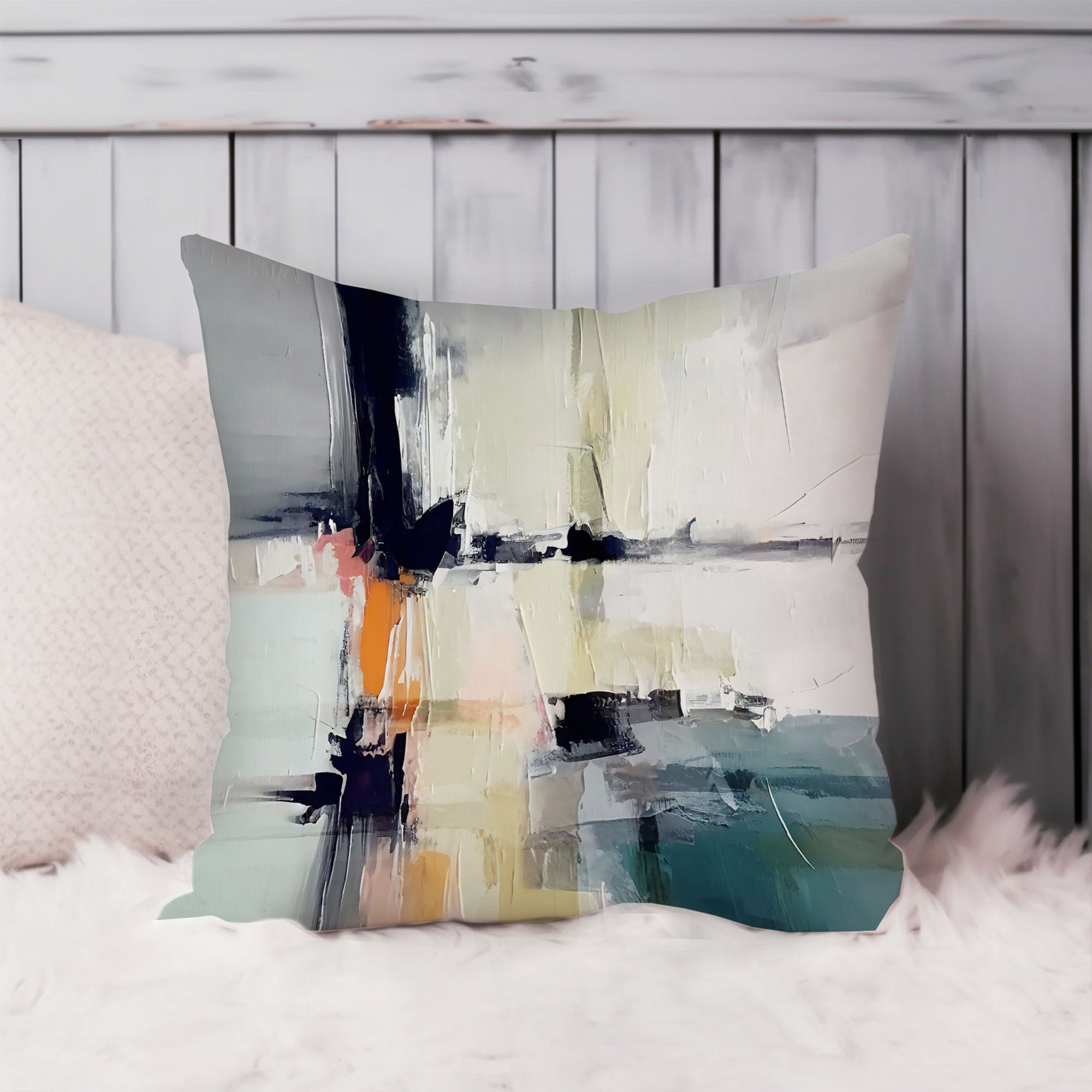 Ethan Taylor Abstract IV Paint Brush Strokes Modern Transitional | Wayfair