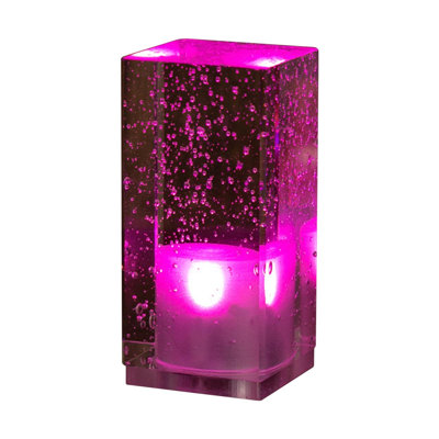 Bar Lampe de bureau à DEL Lampe de cristal rechargeable de restaurant Lampe de chevet KTV Petite lampe de table décorative