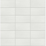 Luxe Haven Rib Tile 18' L x 20.5" W Peel and Stick Wallpaper Roll