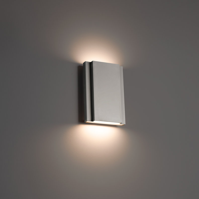 Layne 5.25" LED Wall Sconce 3-CCT 2700K-3000K-3500K, Brushed Nickel, 3000K