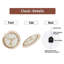 Horloge murale 12 po Glitter