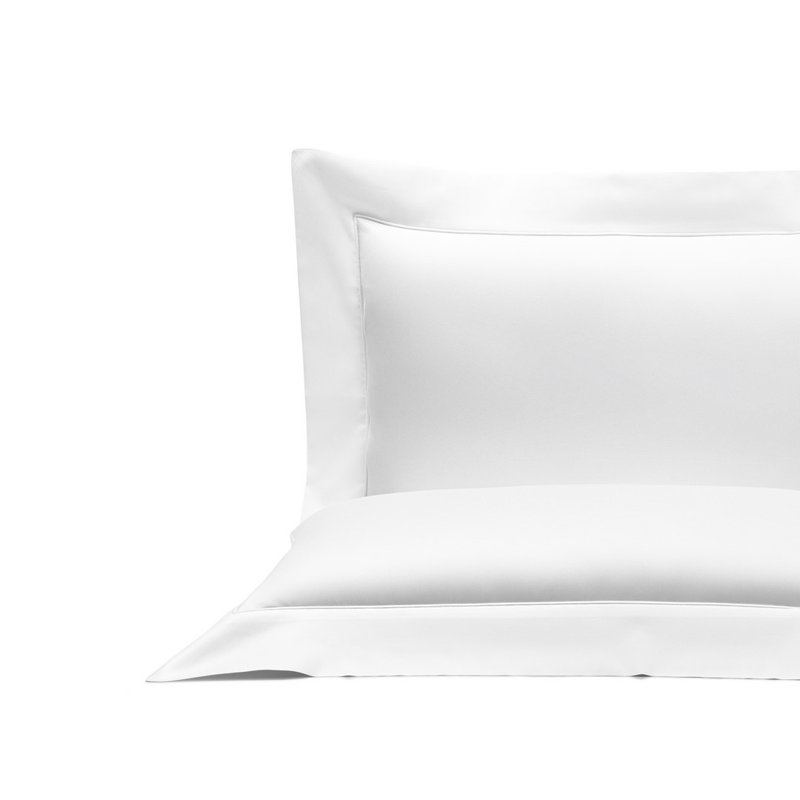 Single Ajour Pillow Sham, Standard, White