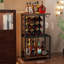 Floor Wine Bottle & Glass Rack