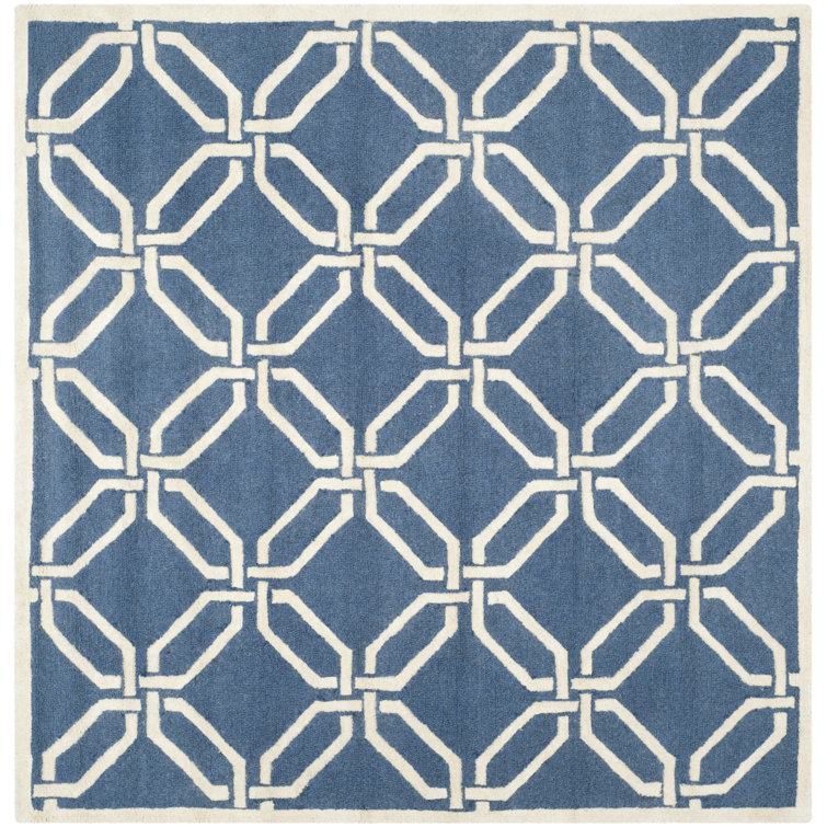 Deedgra Hand Tufted Wool Geometric Rug