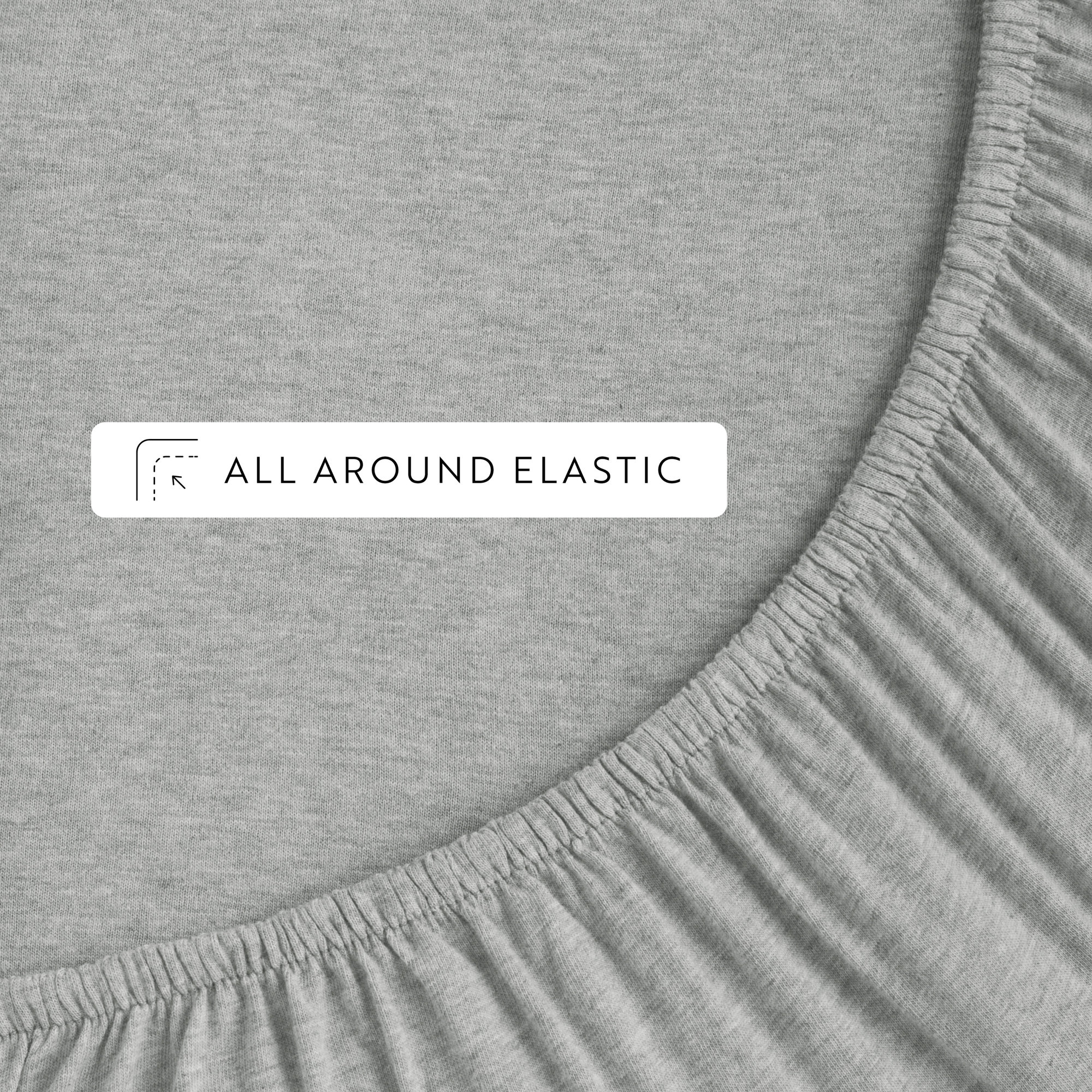 Becky Cameron 4 Piece 100% Cotton Jersey Knit Sheet Sets - Thumbnail 5