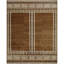 Riviera Hand Knotted Area Rug in Brown-668828636