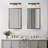 Belser 3 - Light Dimmable Brass/Black Bathroom Vanity Light