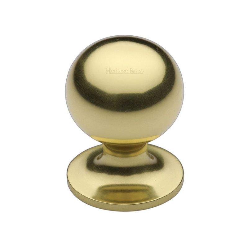 Heritage Brass Cabinet Knob Ball Design, 2.5cm