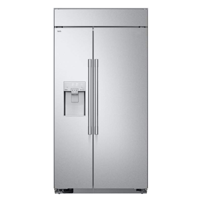 42-Inch Built-In Side-By-Side Refrigerator