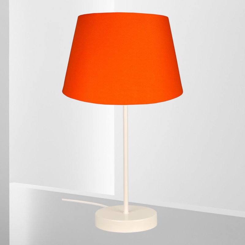 Onorio Metal Table Lamp, Orange