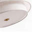 Plafonnier semi-encastré 3 lumières Boho Linen Drum-1988704907