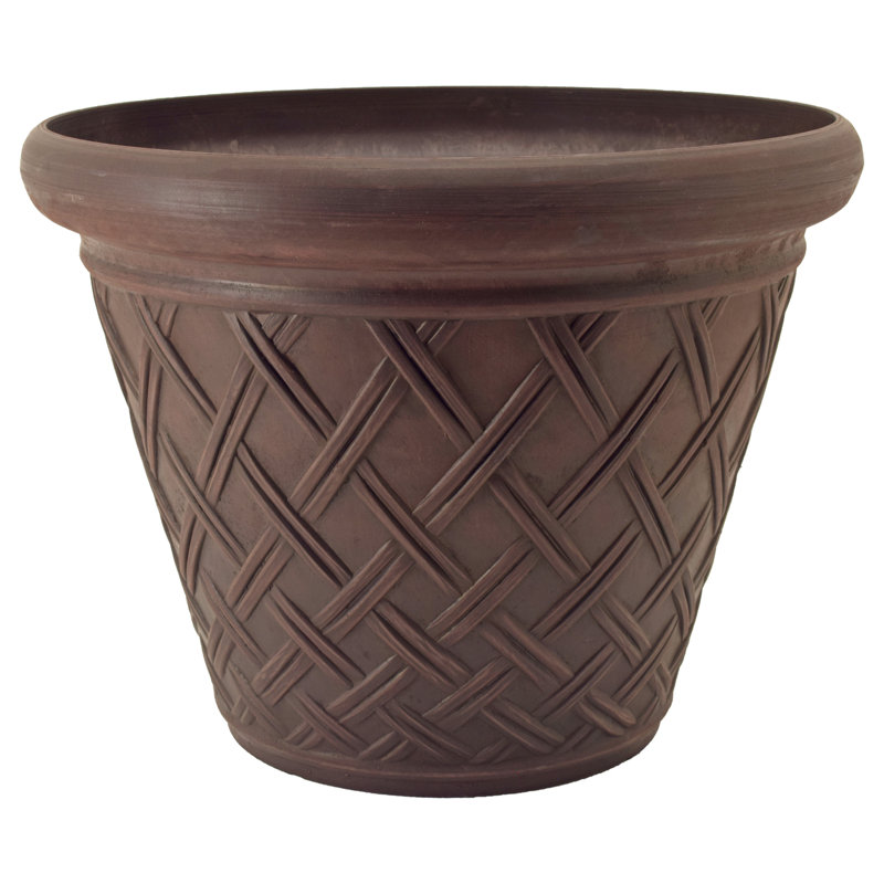 Musso Pot Planter, Chocolate