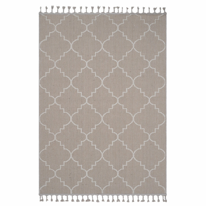 Tapis à treillis pour l'intérieur et l'extérieur, Rectangle 4 pi x 6 pi 2 po