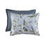 Édredon très grand floral 7 pièces rétro, texture, réversible et toutes saisons avec design réversible, mélange de coton, idéal pour les saisons