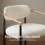 COLAMY - tabourets de comptoir modernes, tabouret à hauteur de comptoir de 25,5 po pour comptoirs de cuisine ~ 36 po, chaises de salle à manger avec cadre en métal peint, beige-132798682