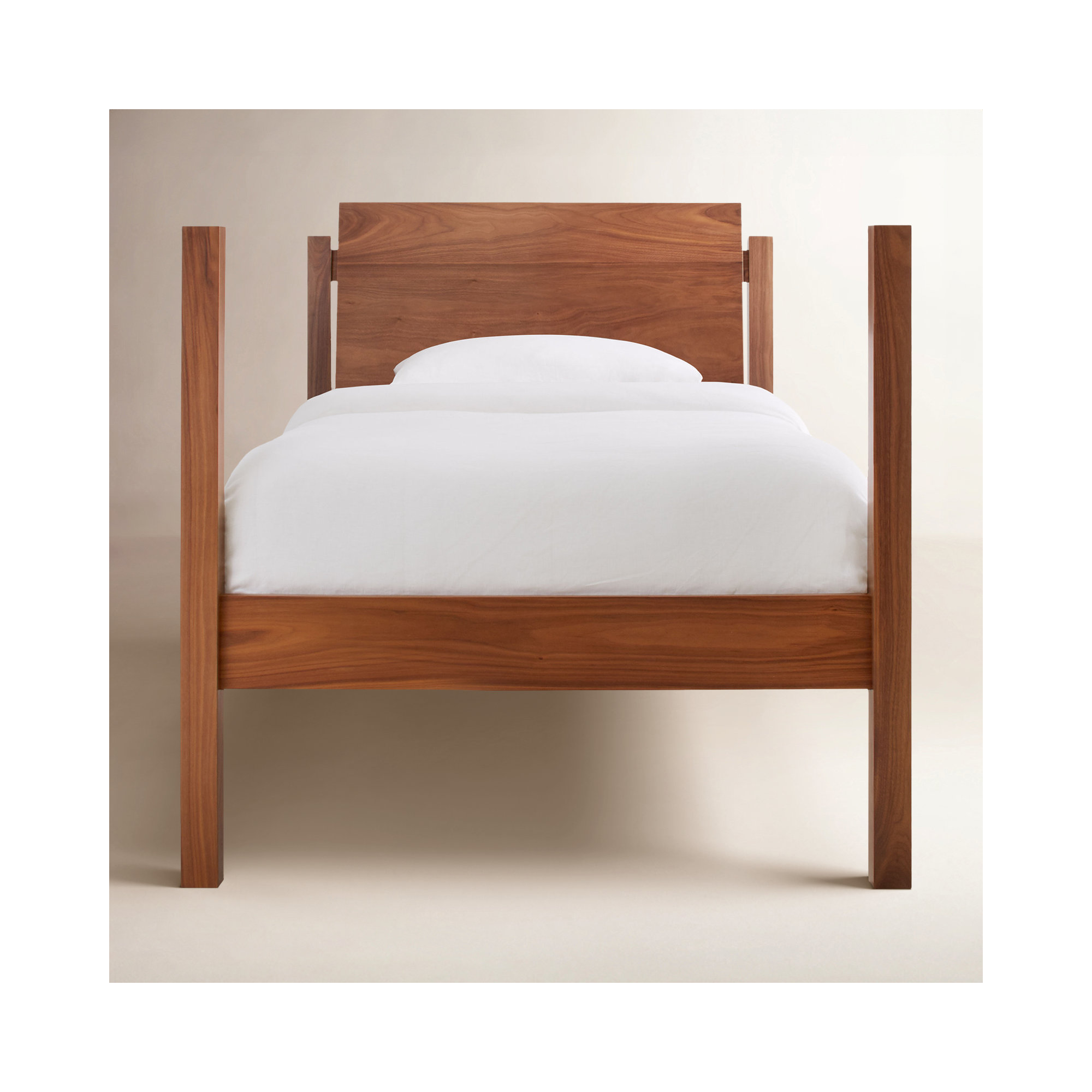 Post Up Bed, Walnut, Twin