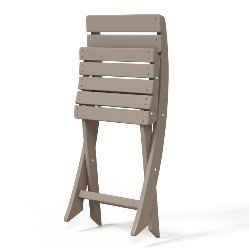 Laguna 3-Piece Folding Dining Set, Warm White