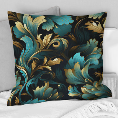 Damask Throw Pillow