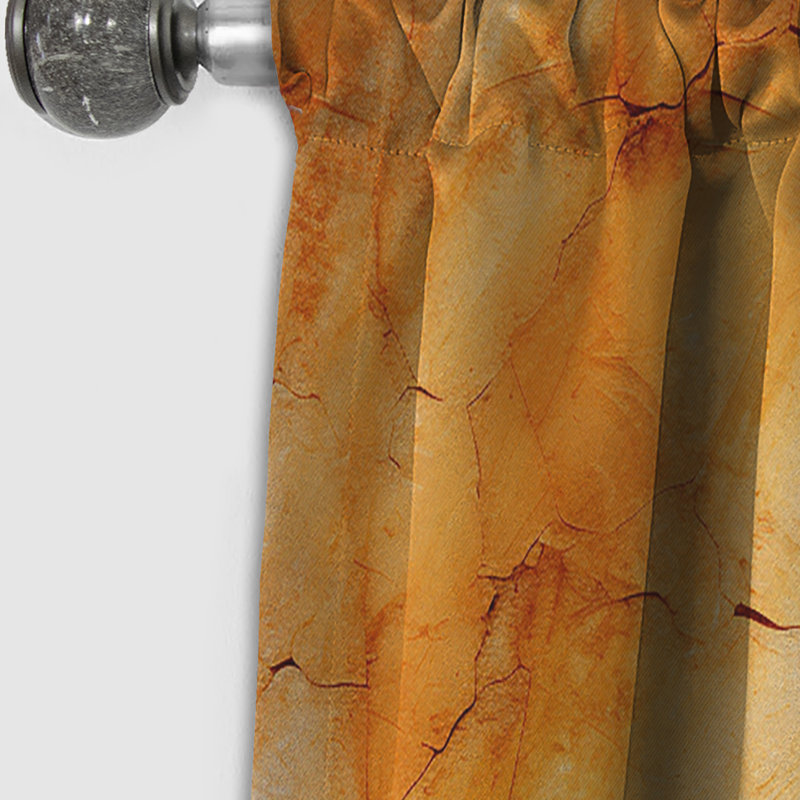 Mormont - Abstract Marble Marble Blackout Curtain - 1 Panels, 52" W x 90" L