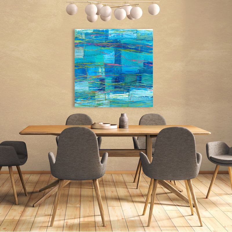 Monochrome Ocean by Lucas - Wrapped Canvas Art Prints, 70cm H x 70cm W x 4cm D