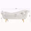 Chaise longue avec accoudoirs à volutes-341976540