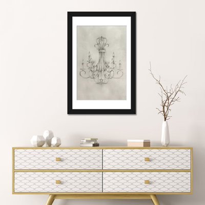 " Chandelier Schematic IV " by Ethan Harper