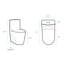 St. Tropez One Piece Elongated Toilet Dual Vortex Flush 1.1/1.6 gpf