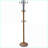 Coat Racks, 73” Tall Modern Chrome &amp; Composite Wood, Oak Finish | Oak | Wood
