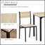 Ensemble de table de salle à manger compacte 3 pièces avec tabourets, idéal pour les petits espaces et les appartements modernes, conception peu encombrante