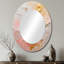 Miroir mural moderne beige et doré Fusion I - Beige-1031966876