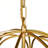 4 - Light Dimmable Sphere Chandelier With Light Bulbs