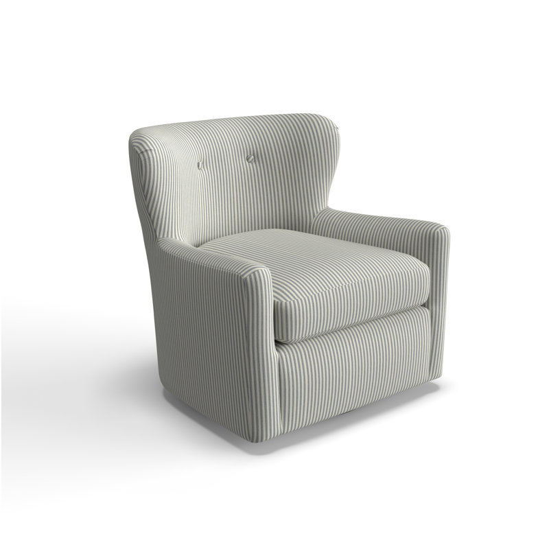 Chaise Bendigo, Rayures tissées croisière à la dérive